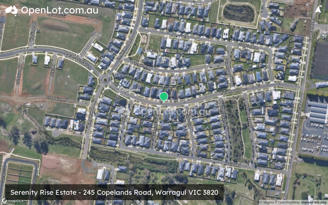 Satellite image for Copelands Estate - 245 Copelands Road, Warragul VIC 3820