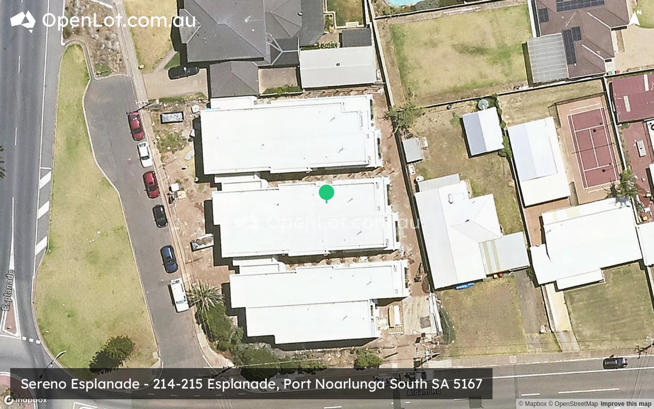 Satellite image for Sereno Esplanade - 214-215 Esplanade, Port Noarlunga South SA 5167