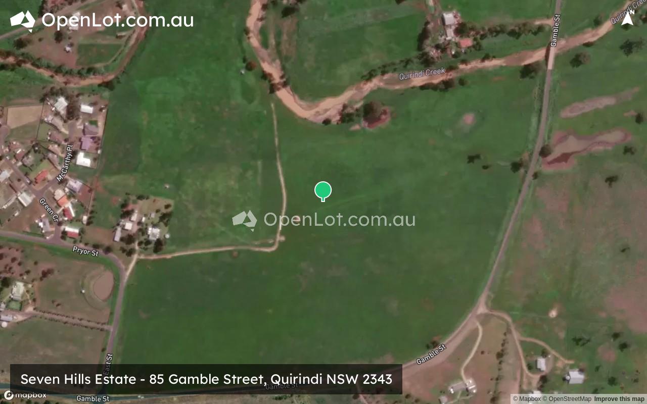 Satellite image for Seven Hills Estate - 85 Gamble Street, Quirindi NSW 2343