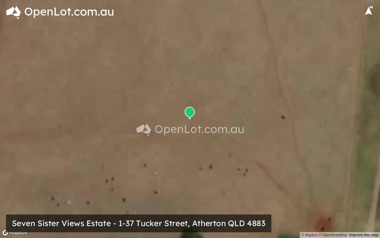 Satellite image for Seven Sister Views Estate - 1-37 Tucker Street, Atherton QLD 4883