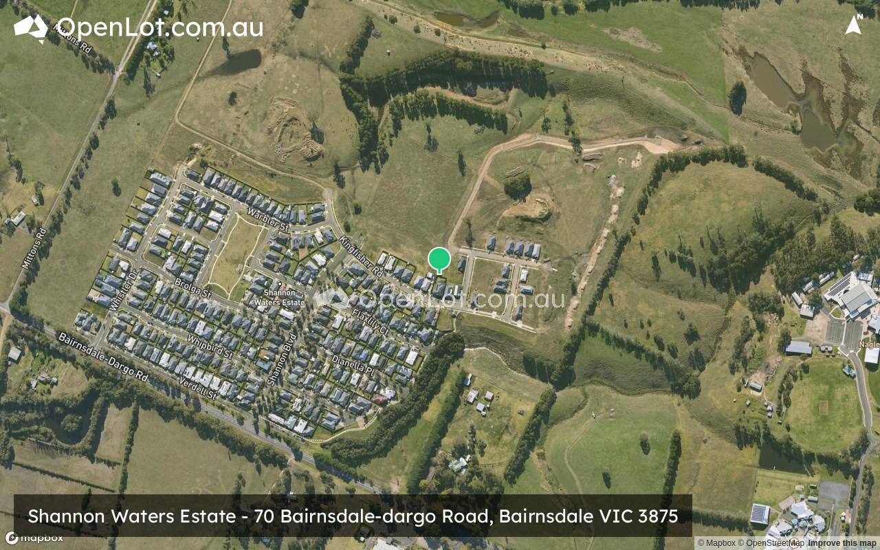Satellite image for Shannon Waters Estate - 70 Bairnsdale-dargo Road, Bairnsdale VIC 3875