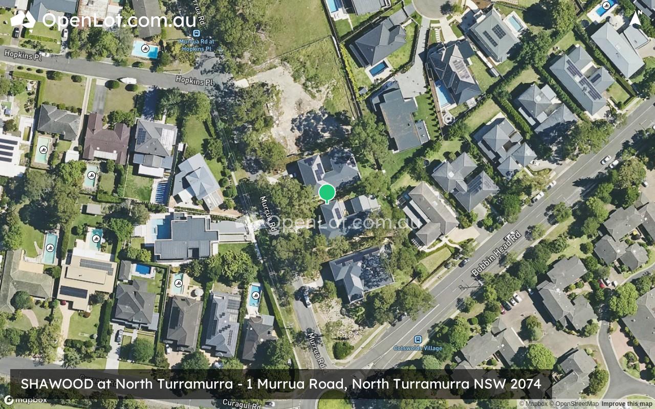 Satellite image for SHAWOOD at North Turramurra - 1 Murrua Road, North Turramurra NSW 2074