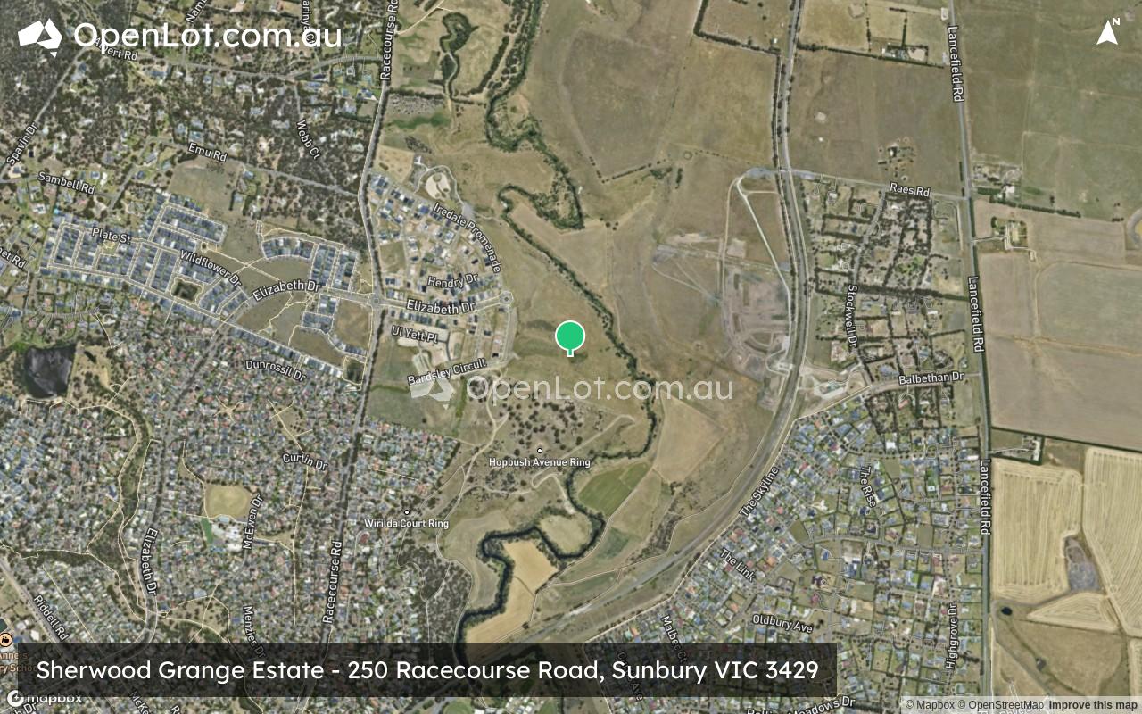 Satellite image for Sherwood Grange Estate - 250 Racecourse Road, Sunbury VIC 3429