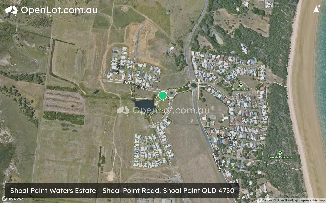 Satellite image for Shoal Point Waters Estate - Shoal Point Road, Shoal Point QLD 4750
