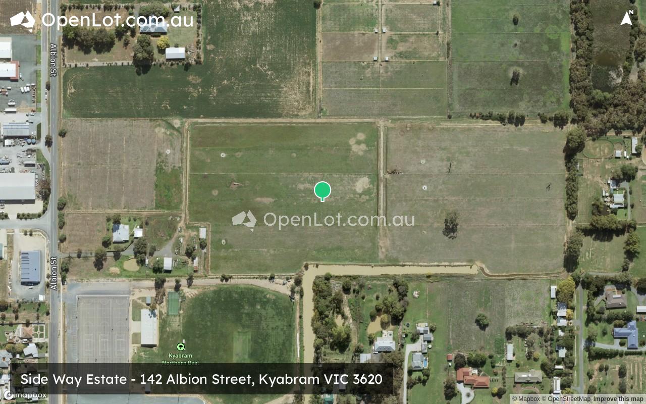 Satellite image for Side Way Estate - 142 Albion Street, Kyabram VIC 3620