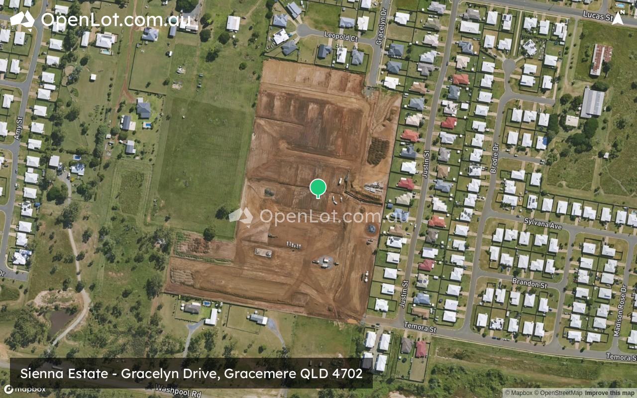 Satellite image for Sienna Estate - Gracelyn Drive, Gracemere QLD 4702