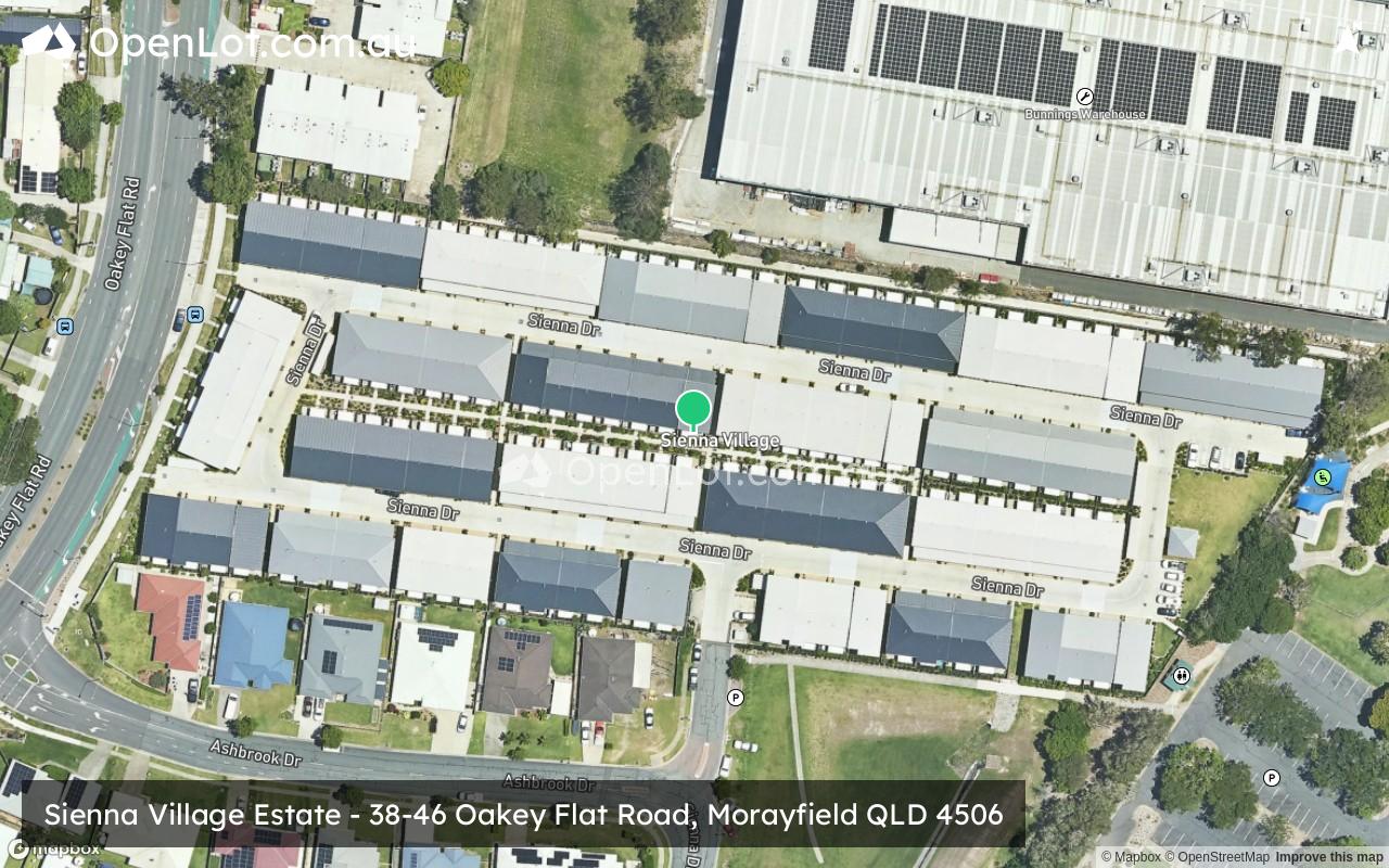 Satellite image for Sienna Village Estate - 38-46 Oakey Flat Road, Morayfield QLD 4506