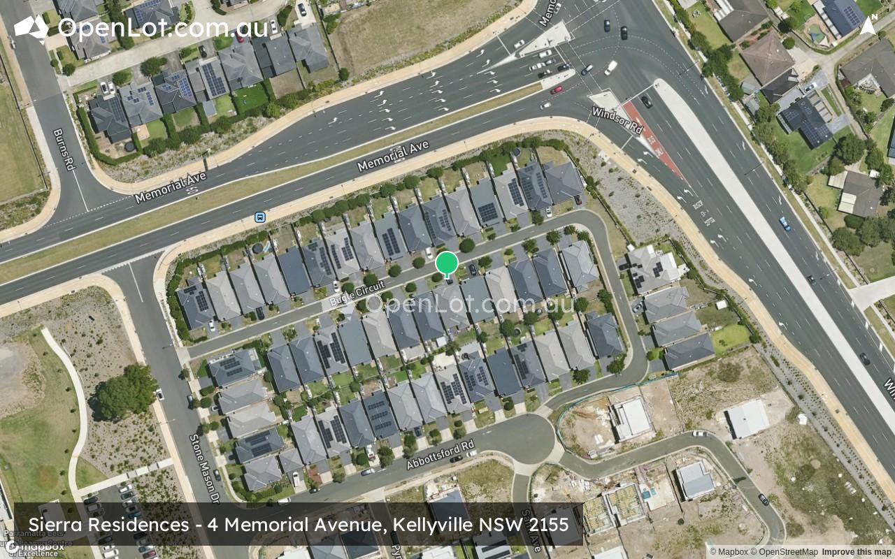 Satellite image for Sierra Residences - 4 Memorial Avenue, Kellyville NSW 2155