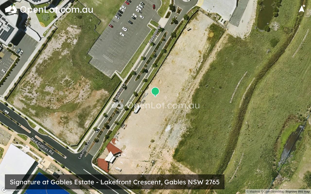 Satellite image for Signature at Gables Estate - Lakefront Crescent, Gables NSW 2765