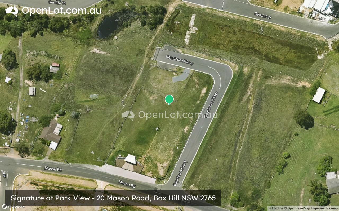 Satellite image for Signature at Box Hill Estate - 14-16 Nelson Road, Box Hill NSW 2765
