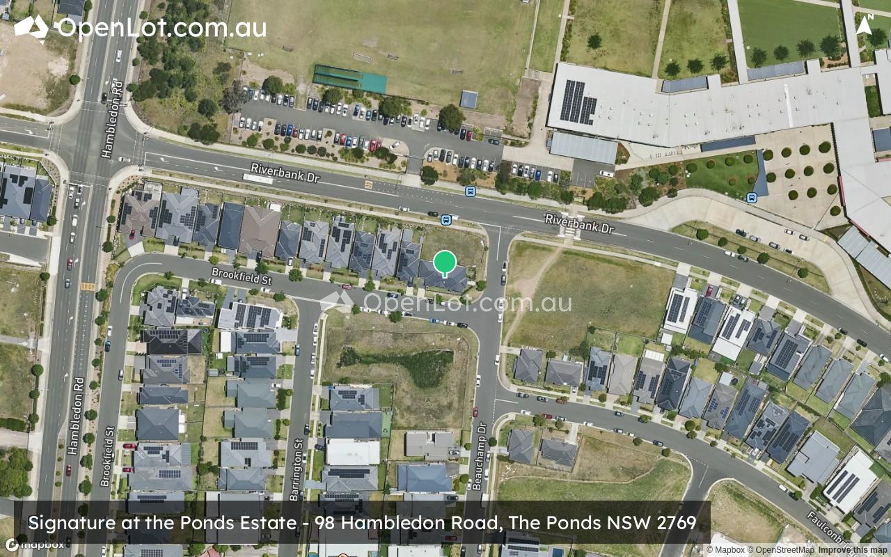 Satellite image for Signature at the Ponds Estate - 98 Hambledon Road, The Ponds NSW 2769