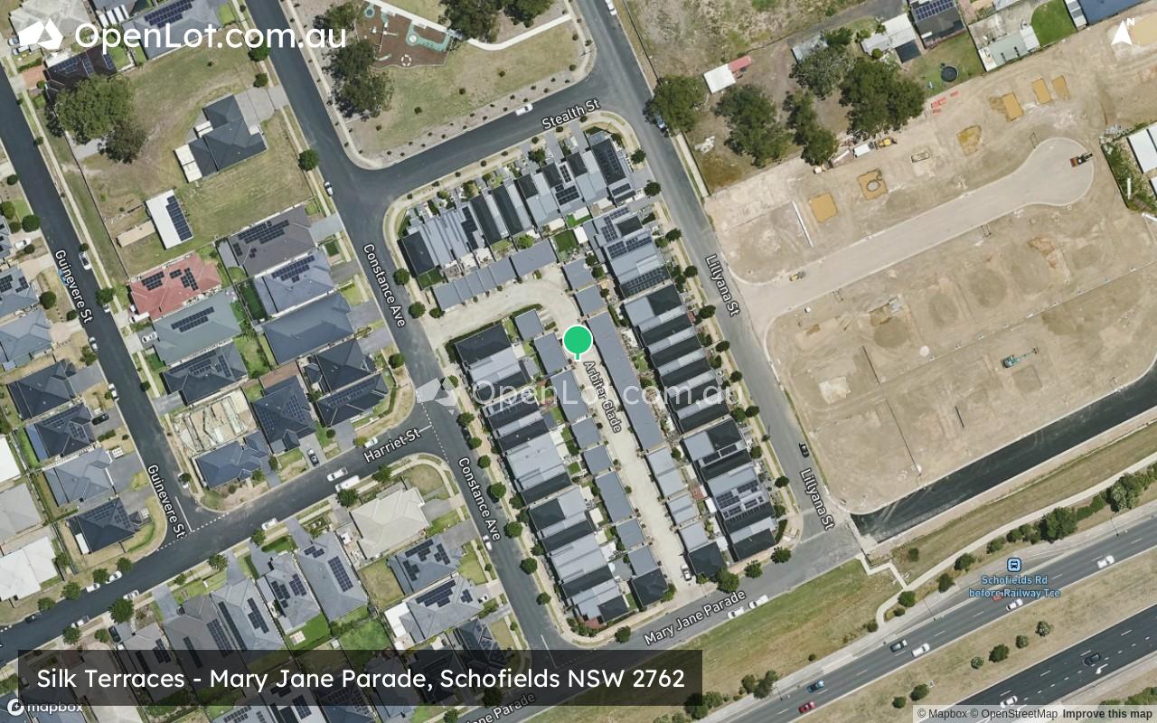 Satellite image for Silk Terraces - Mary Jane Parade, Schofields NSW 2762