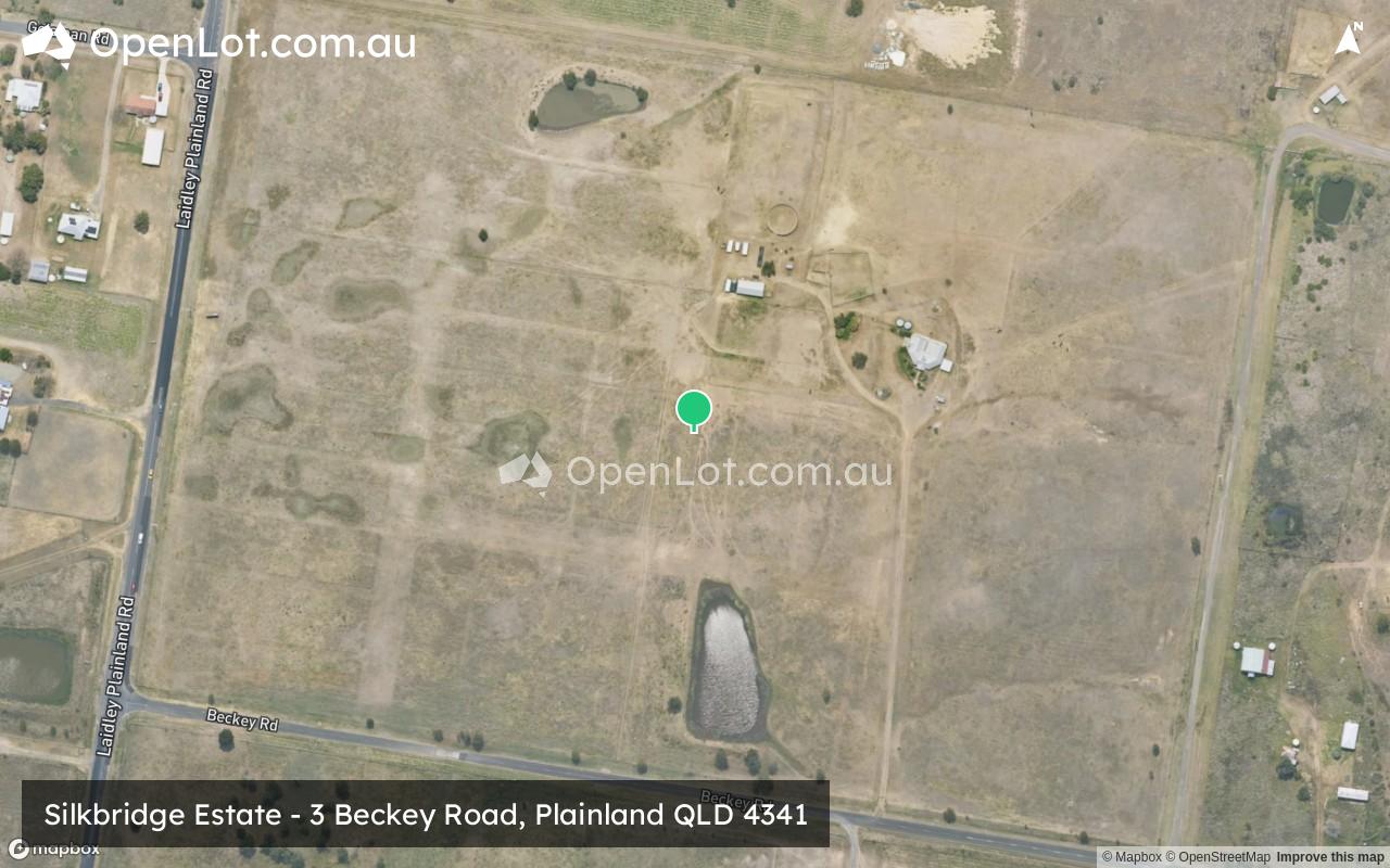 Satellite image for Silkbridge Estate - 3 Beckey Road, Plainland QLD 4341