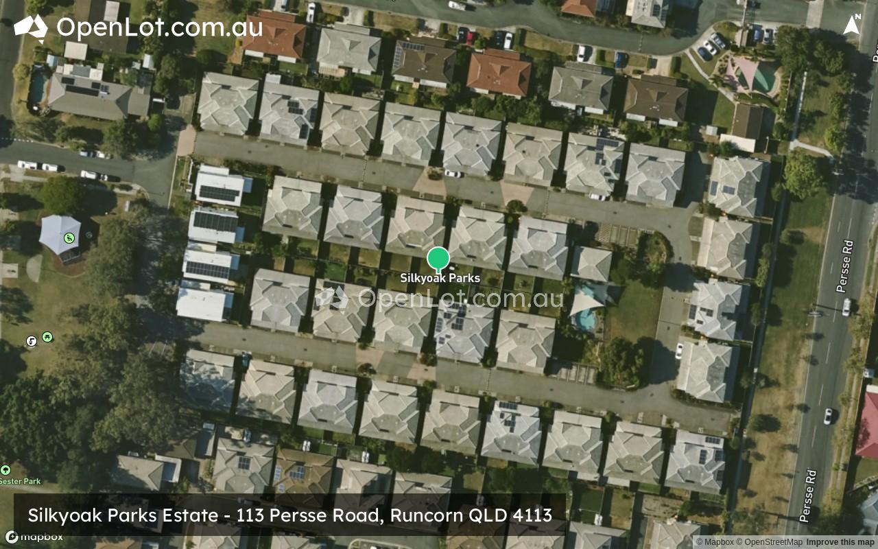 Satellite image for Silkyoak Parks Estate - 113 Persse Road, Runcorn QLD 4113