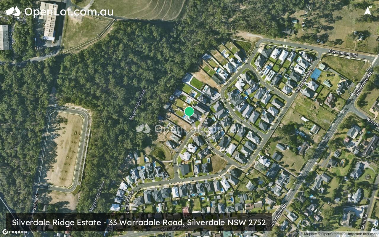 Satellite image for Silverdale Ridge Estate - 33 Warradale Road, Silverdale NSW 2752