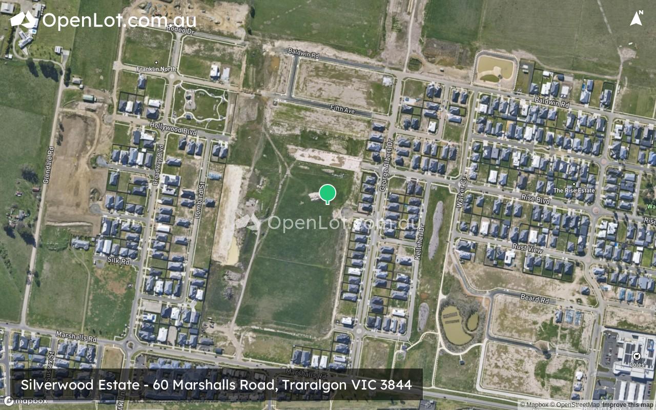 Satellite image for Silverwood Estate - 60 Marshalls Road, Traralgon VIC 3844