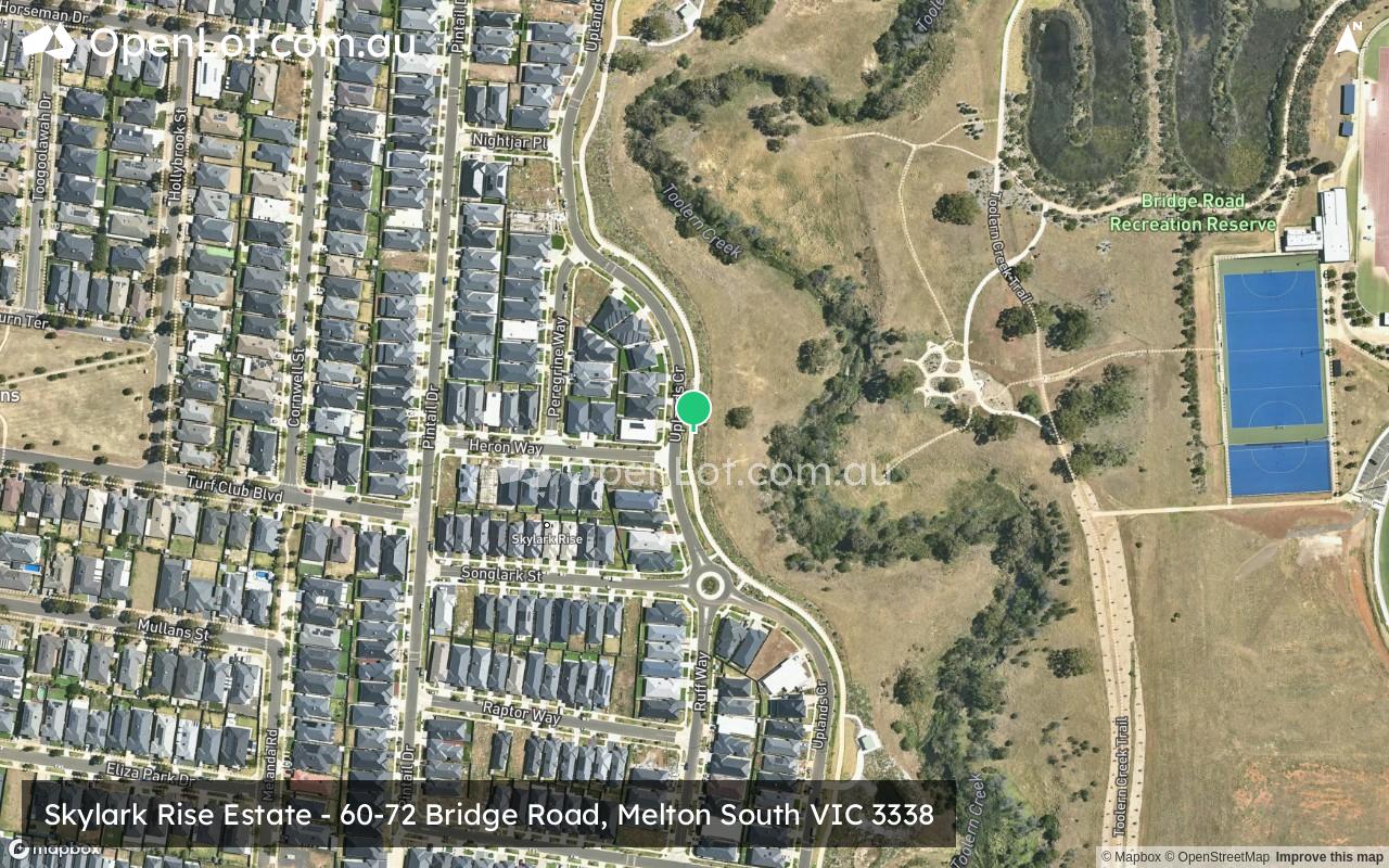 Satellite image for Skylark Rise Estate - 60-72 Bridge Road, Melton South VIC 3338