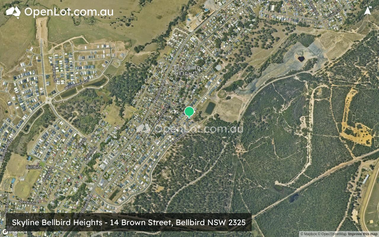 Satellite image for North Ridge Estate - 14 Brown Street, Bellbird NSW 2325