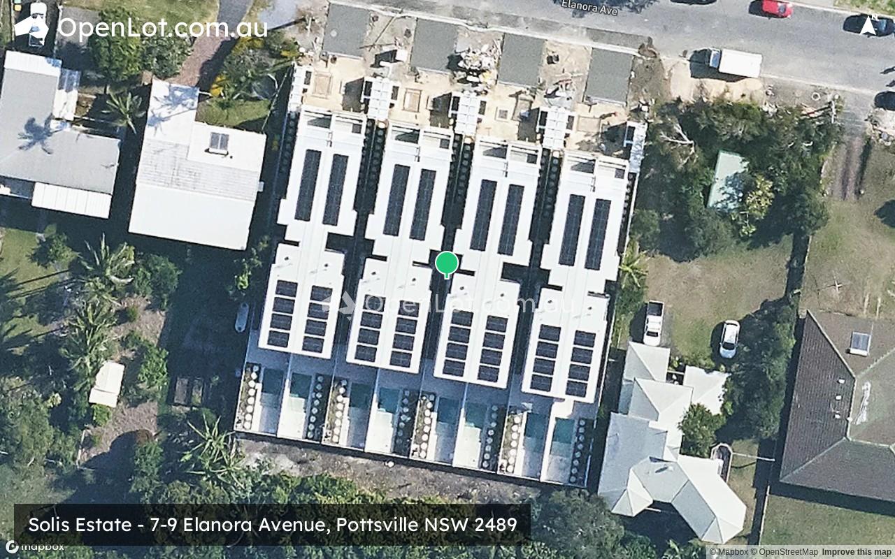 Satellite image for Solis Estate - 7-9 Elanora Avenue, Pottsville NSW 2489