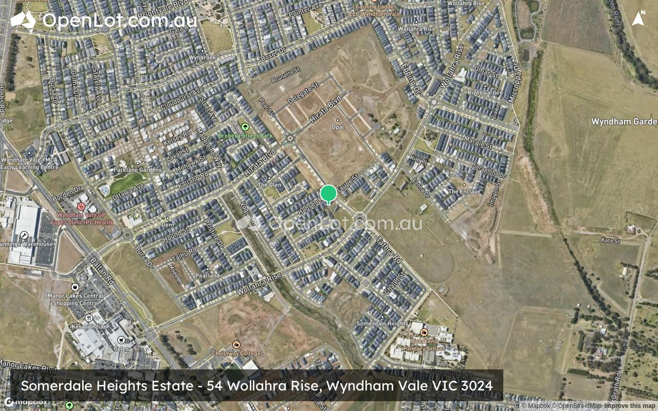 Satellite image for Somerdale Heights Estate - 54 Wollahra Rise, Wyndham Vale VIC 3024