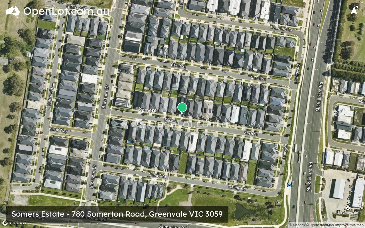 Satellite image for Somers Estate - 780 Somerton Road, Greenvale VIC 3059