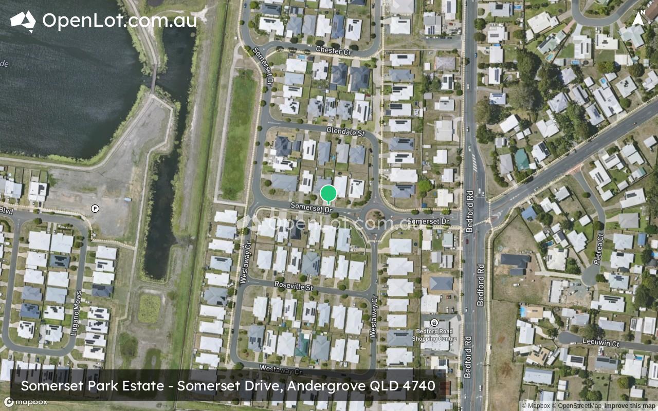 Satellite image for Somerset Park Estate - Somerset Drive, Andergrove QLD 4740