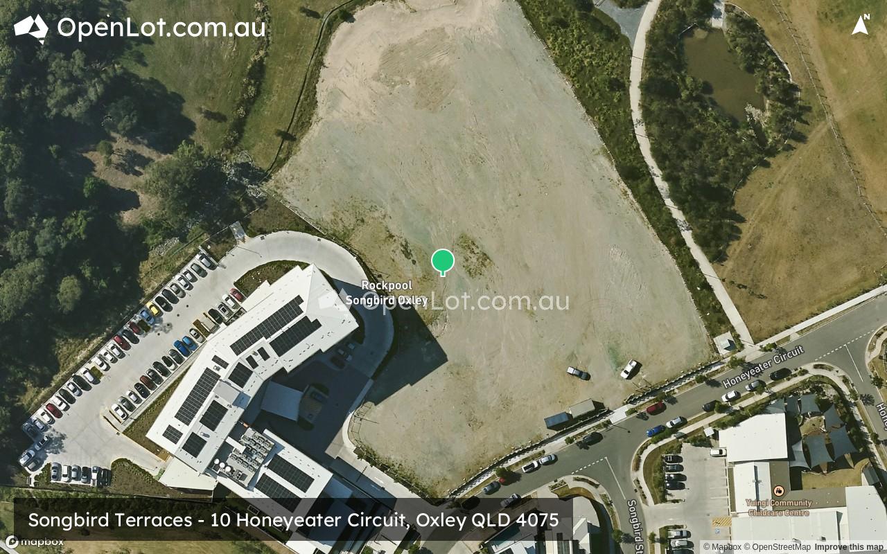 Satellite image for Songbird Terraces - 10 Honeyeater Circuit, Oxley QLD 4075