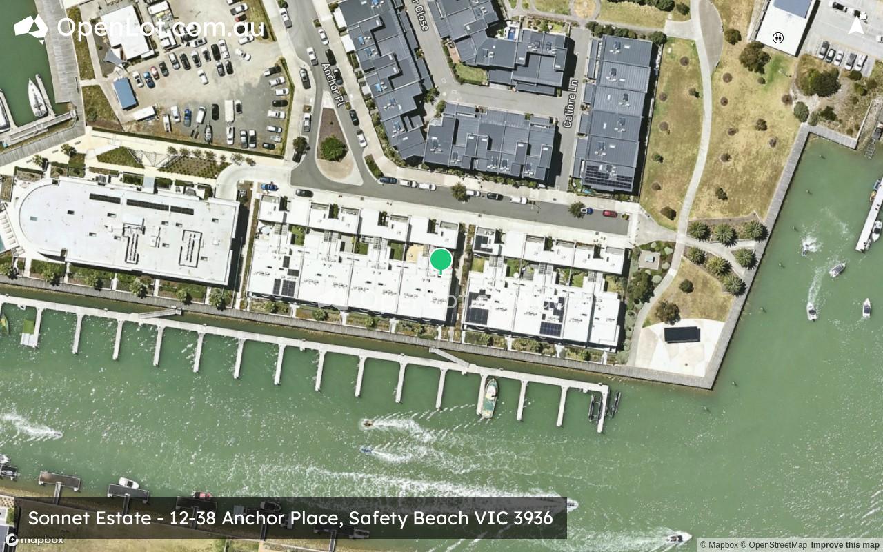 Satellite image for Sonnet Estate - 12-38 Anchor Place, Safety Beach VIC 3936