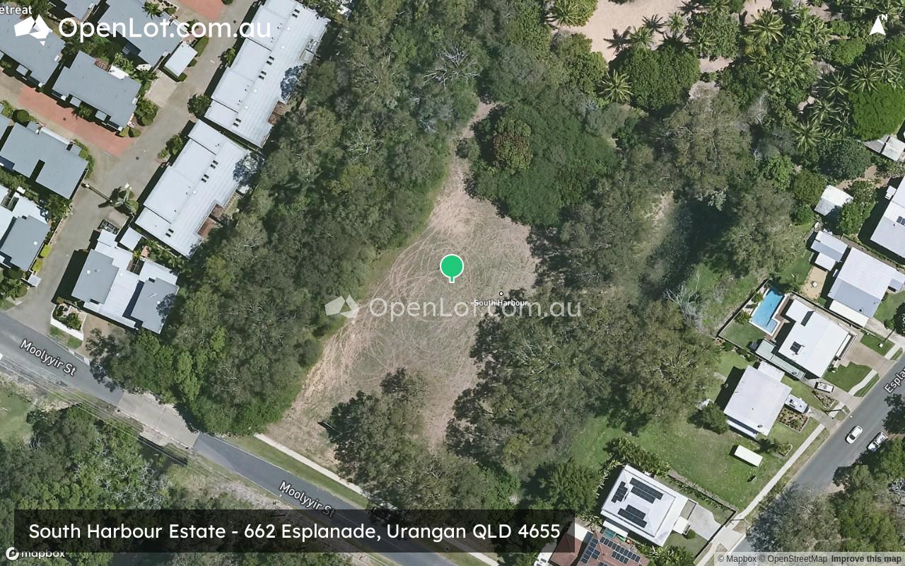 Satellite image for South Harbour Estate - 662 Esplanade, Urangan QLD 4655