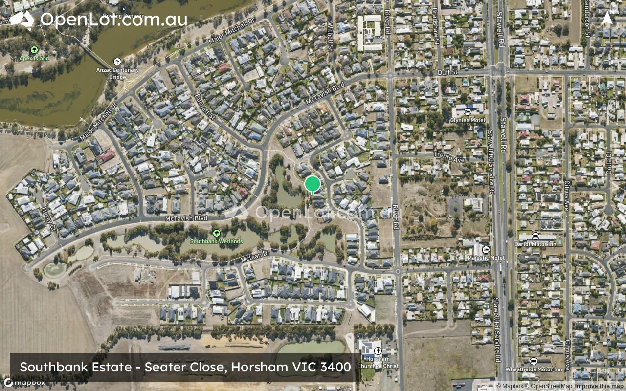 Satellite image for Southbank Estate - Seater Close, Horsham VIC 3400