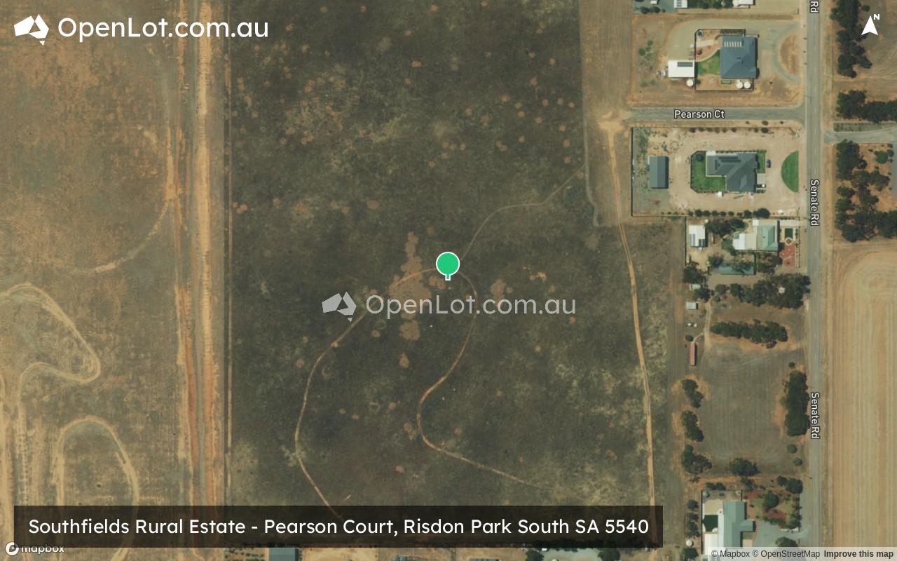 Satellite image for Southfields Rural Estate - Pearson Court, Risdon Park South SA 5540
