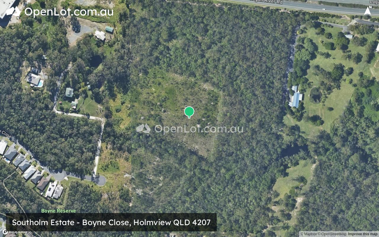 Satellite image for Southolm Estate - Boyne Close, Holmview QLD 4207