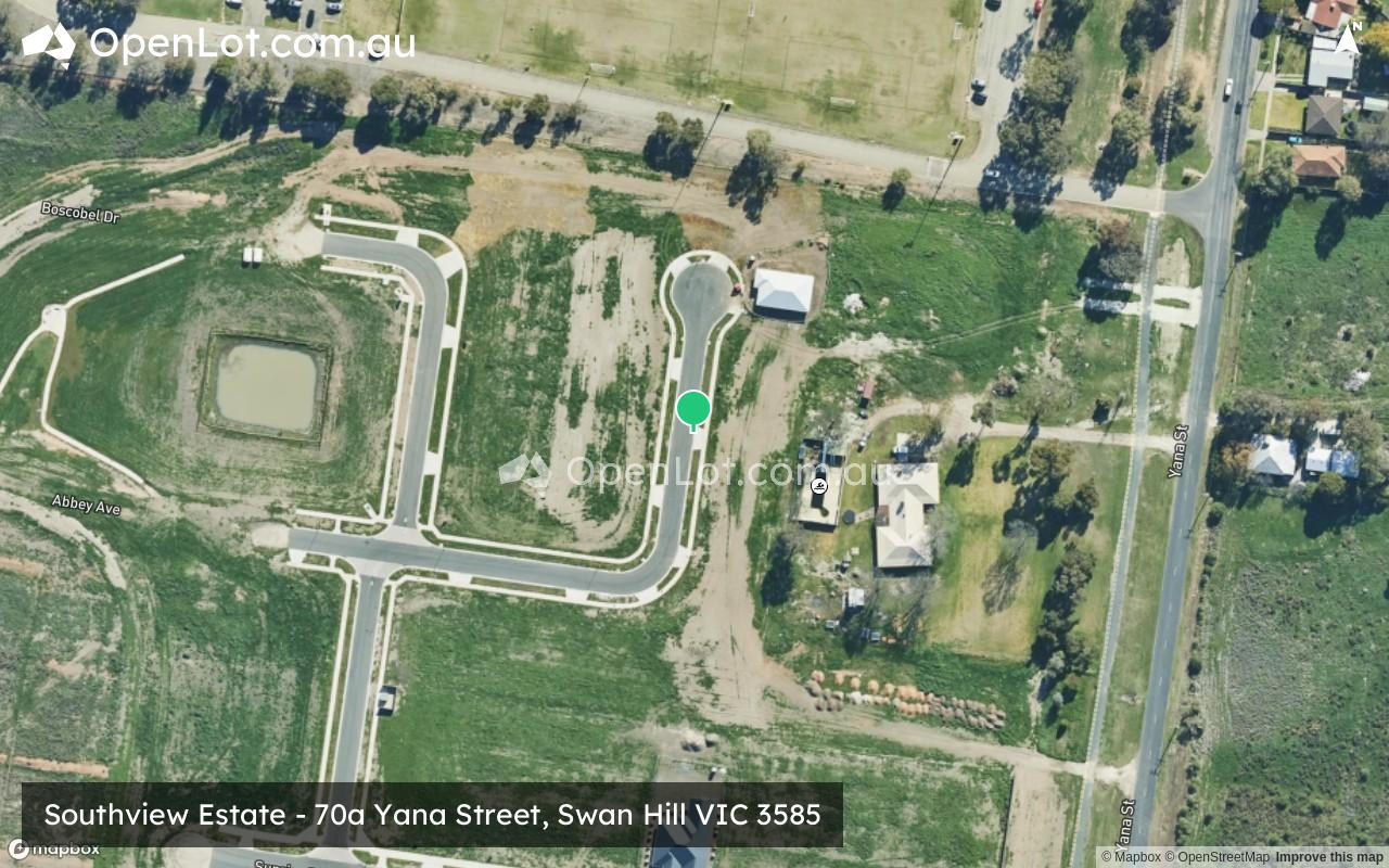 Satellite image for Southview Estate - 70a Yana Street, Swan Hill VIC 3585