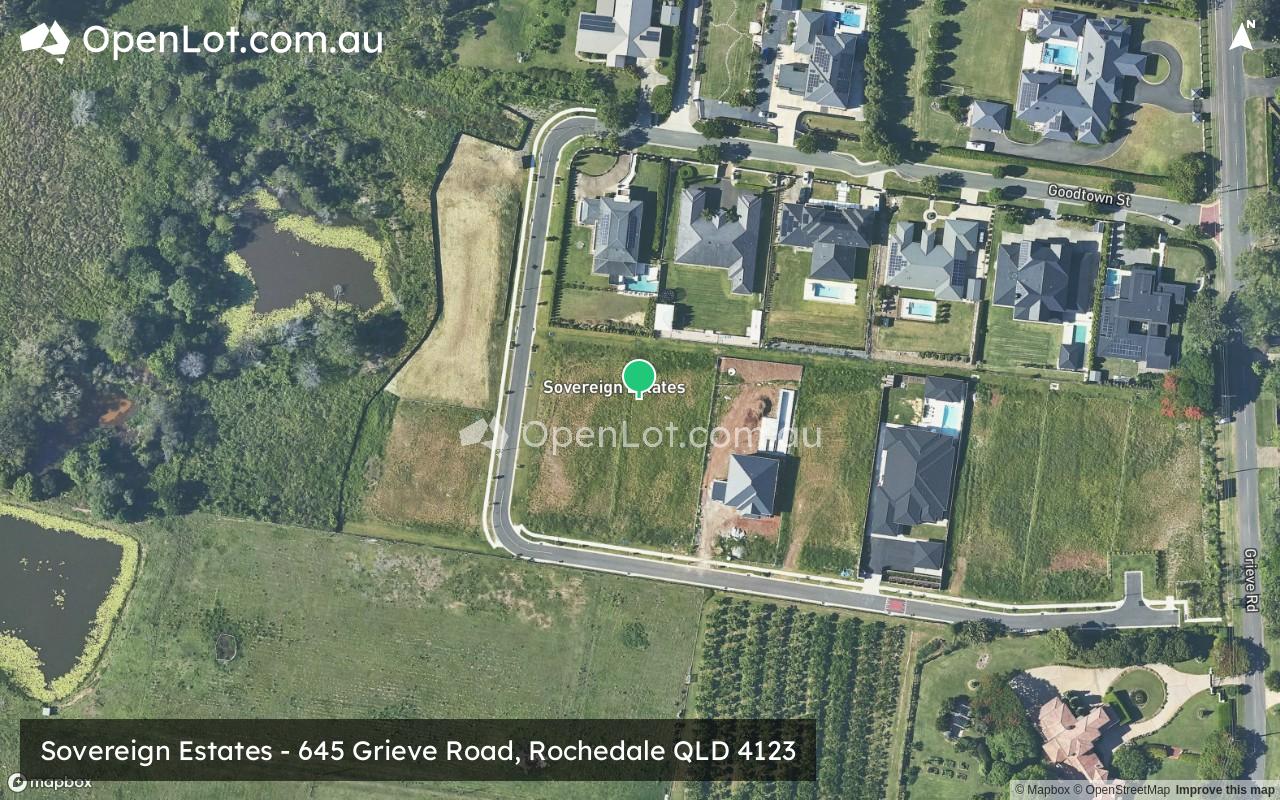 Satellite image for Sovereign Estates - 645 Grieve Road, Rochedale QLD 4123
