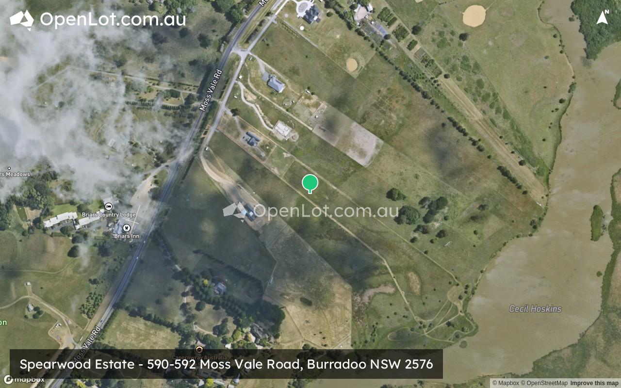 Satellite image for Spearwood Estate - 590-592 Moss Vale Road, Burradoo NSW 2576