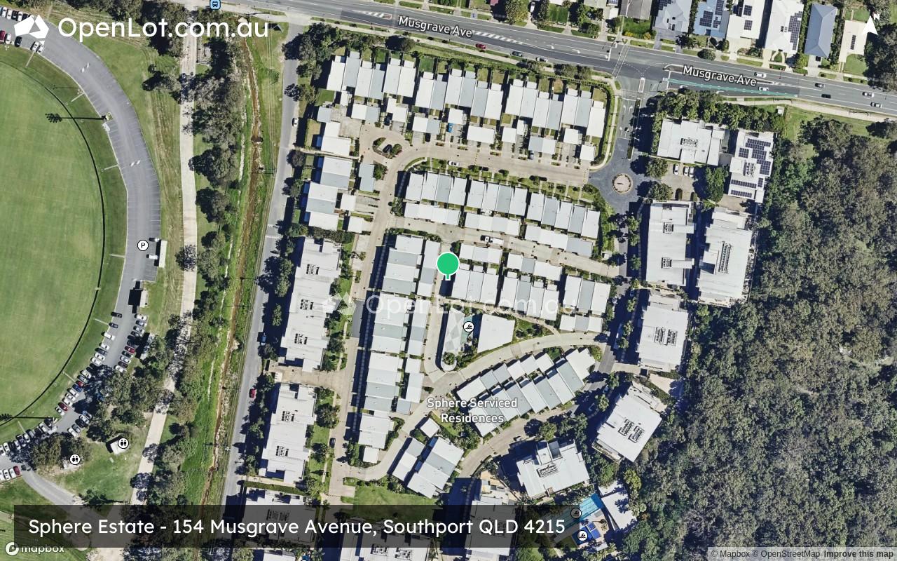 Satellite image for Sphere Estate - 154 Musgrave Avenue, Southport QLD 4215