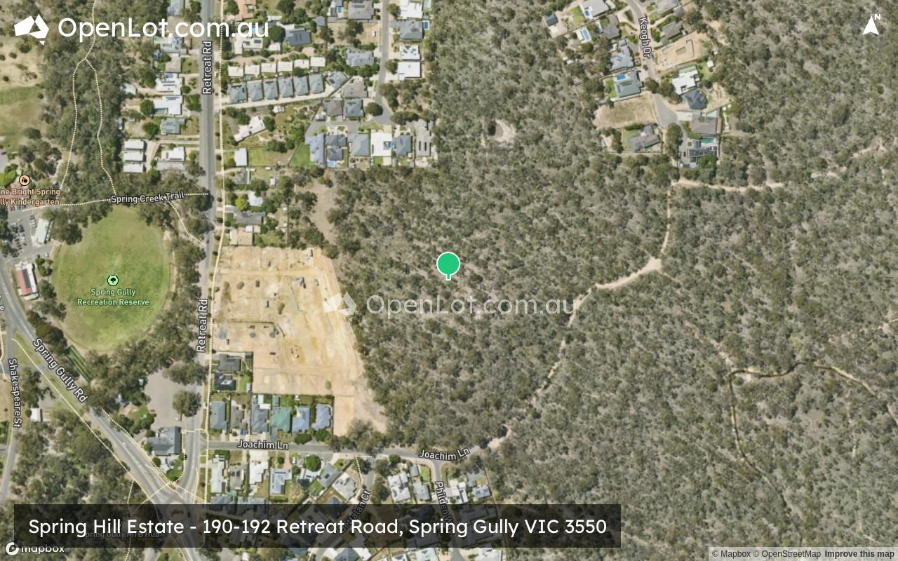 Satellite image for Spring Hill Estate - 190-192 Retreat Road, Spring Gully VIC 3550