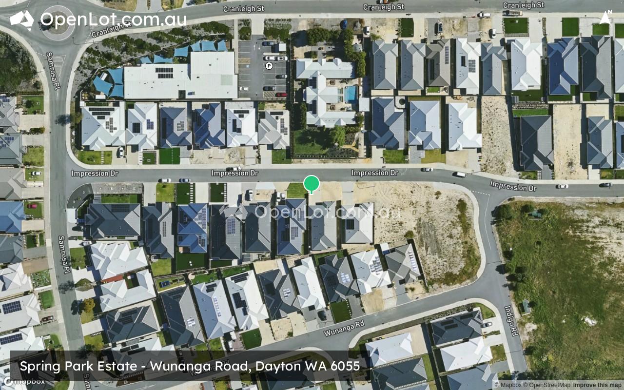 Satellite image for Spring Park Estate - Wunanga Road, Dayton WA 6055