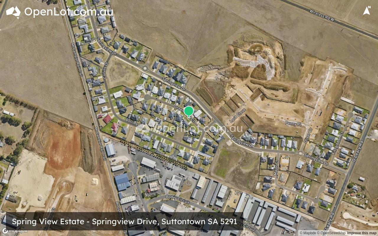 Satellite image for Spring View Estate - Springview Drive, Suttontown SA 5291