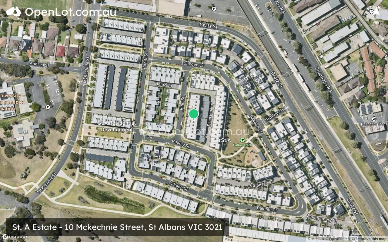 Satellite image for St. A Estate - 10 Mckechnie Street, St Albans VIC 3021
