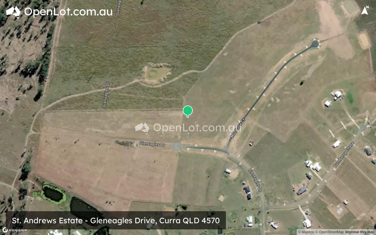 Satellite image for St. Andrews Estate - Gleneagles Drive, Curra QLD 4570