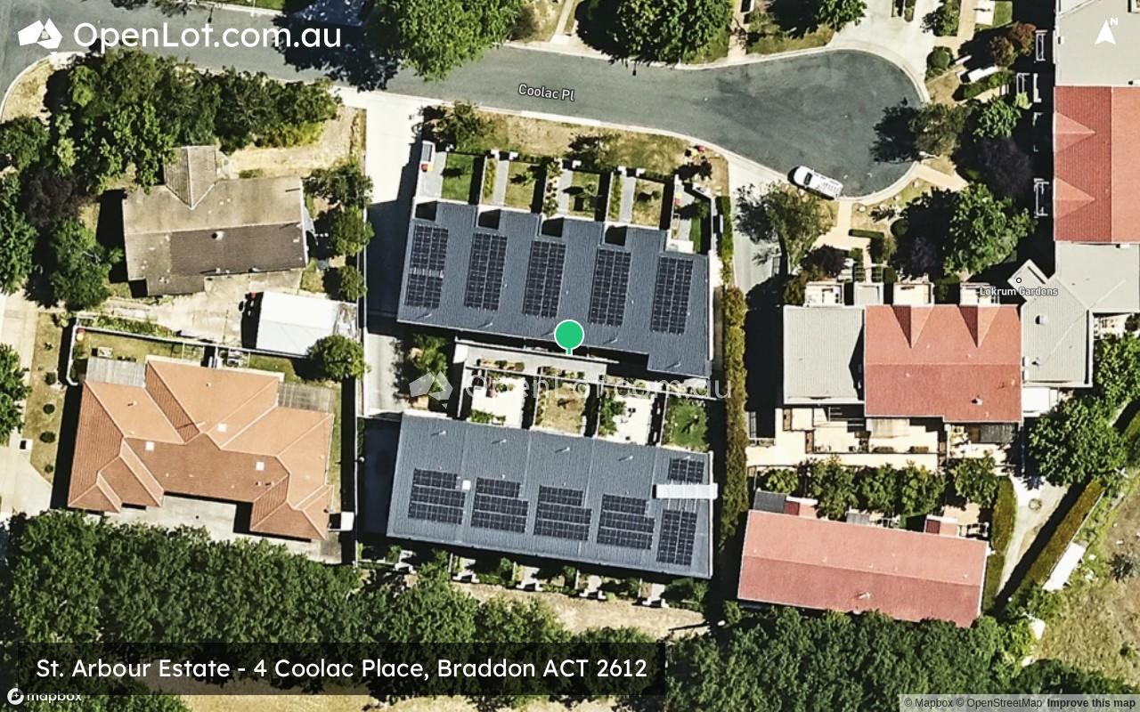 Satellite image for St. Arbour Estate - 4 Coolac Place, Braddon ACT 2612