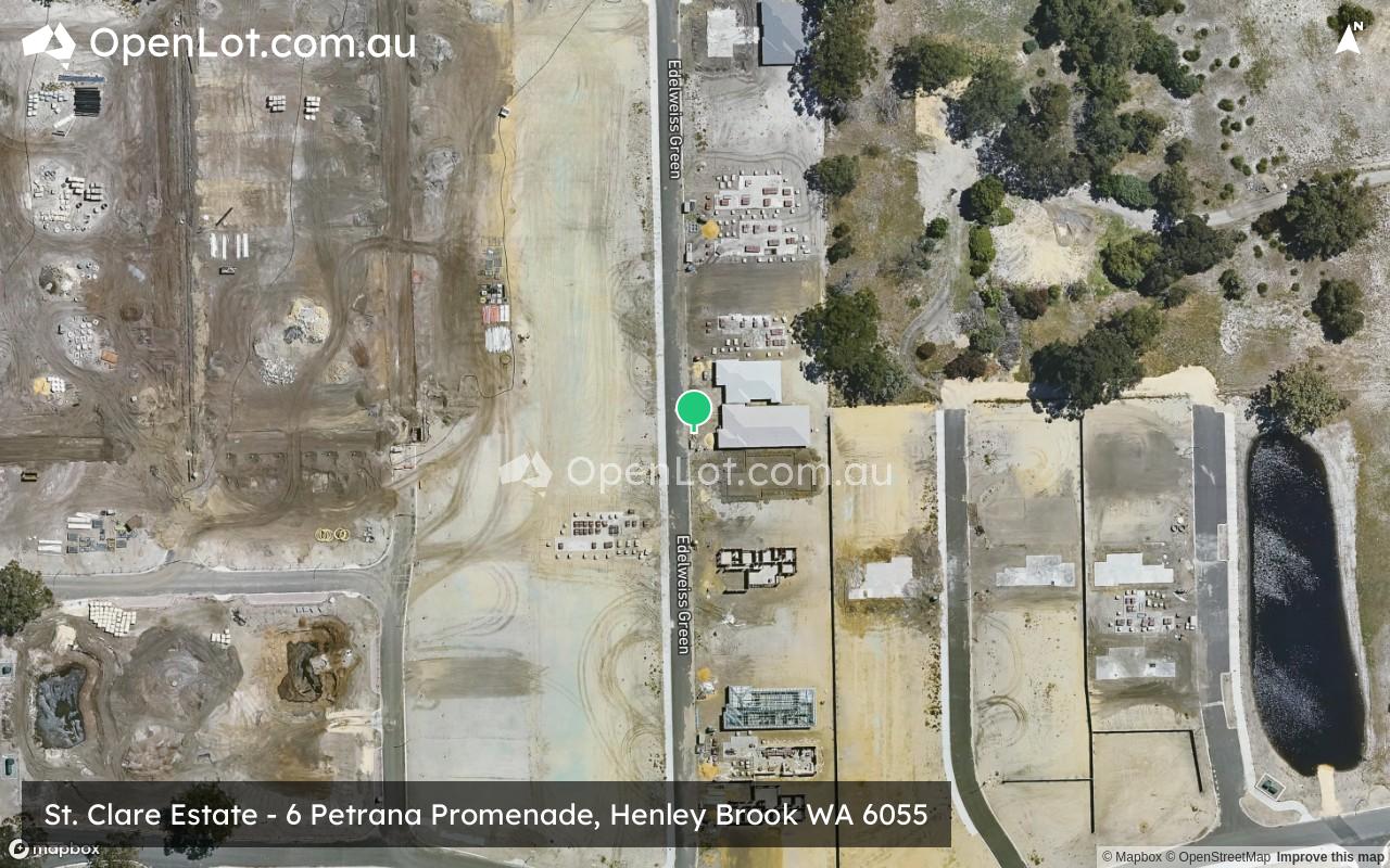 Satellite image for St. Clare Estate - 6 Petrana Promenade, Henley Brook WA 6055