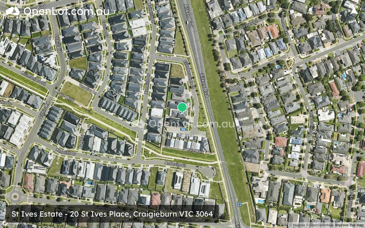 Satellite image for St Ives Estate - 20 St Ives Place, Craigieburn VIC 3064