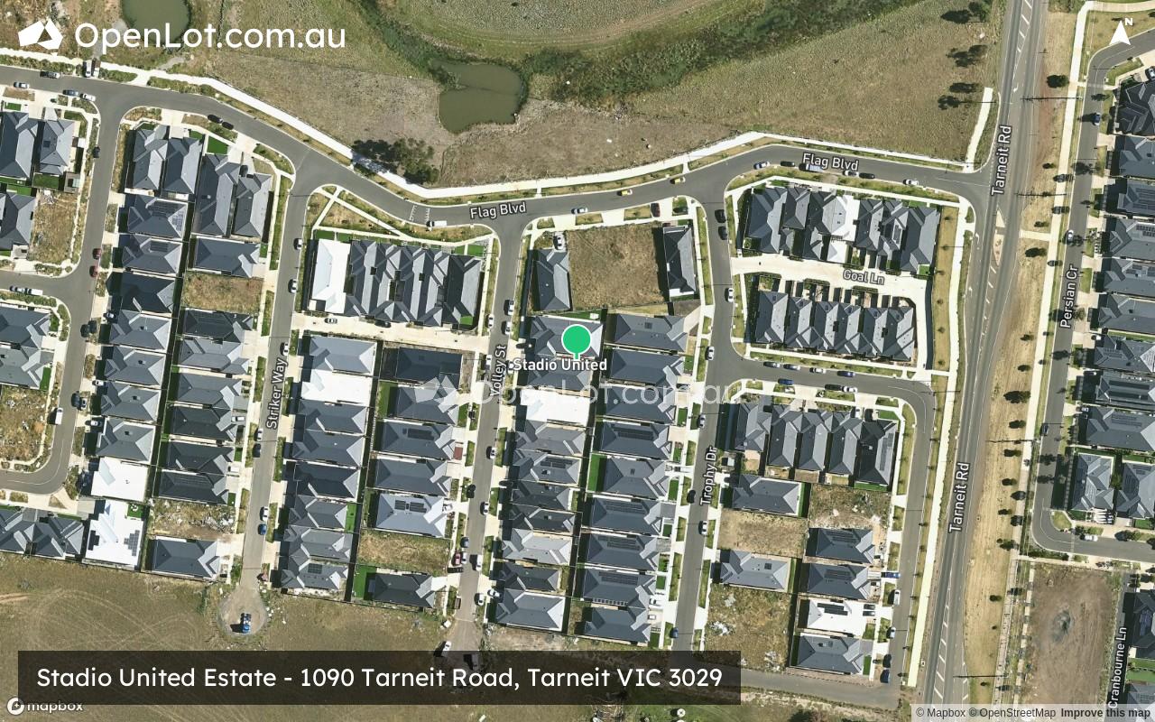 Satellite image for Stadio United Estate - 1090 Tarneit Road, Tarneit VIC 3029
