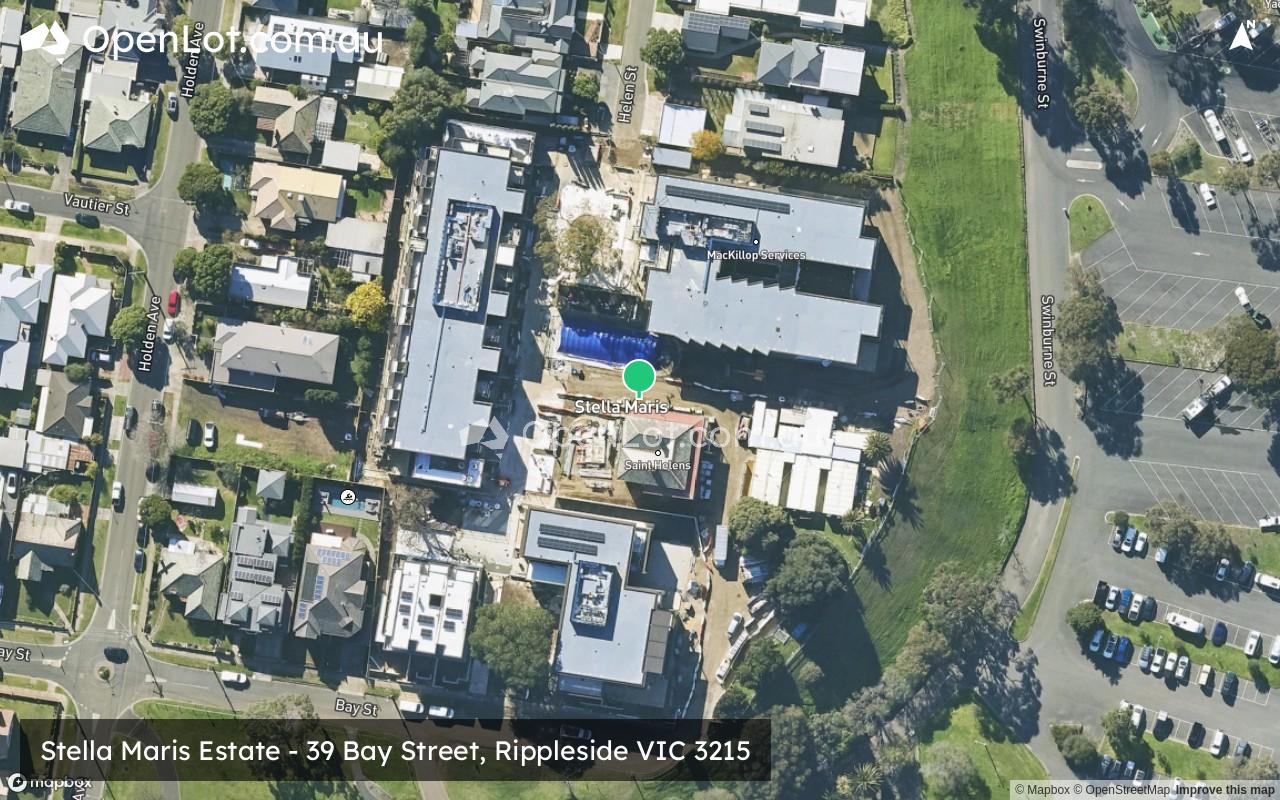 Satellite image for Stella Maris Estate - 39 Bay Street, Rippleside VIC 3215