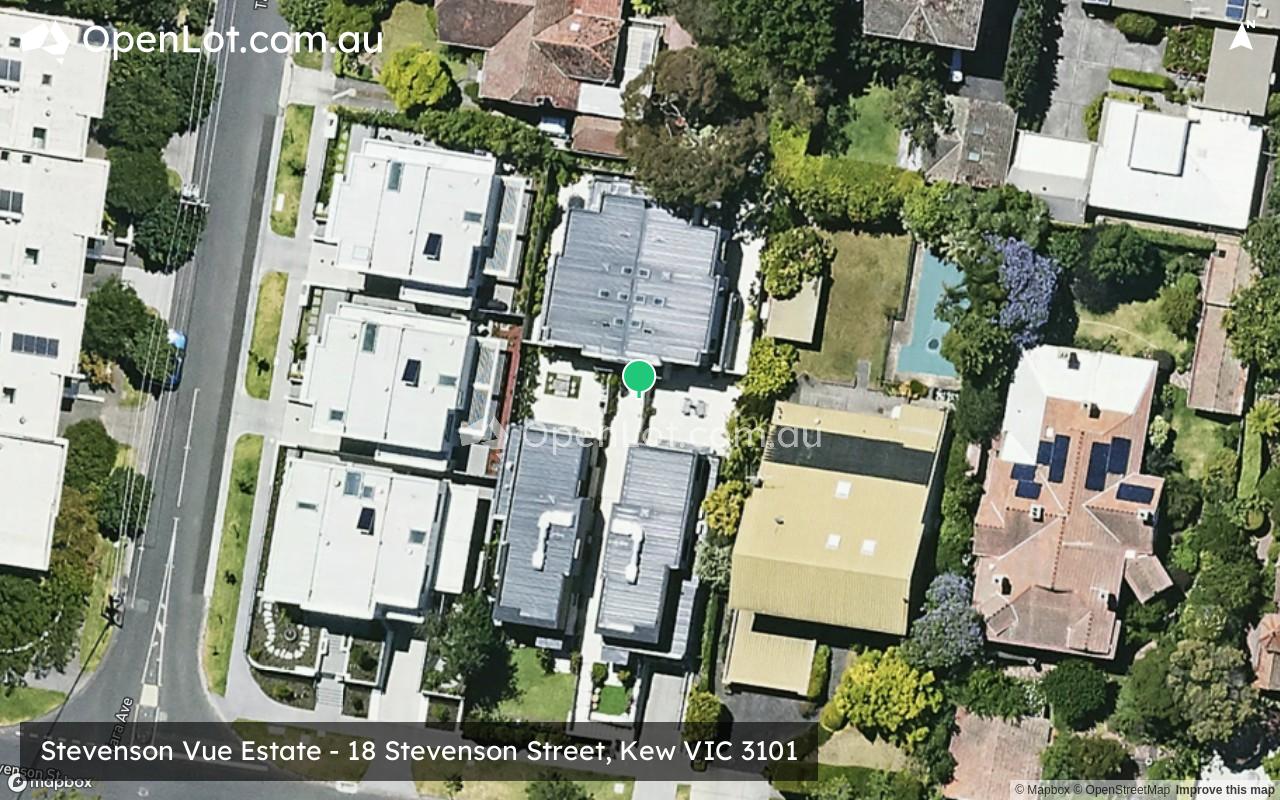 Satellite image for Stevenson Vue Estate - 18 Stevenson Street, Kew VIC 3101
