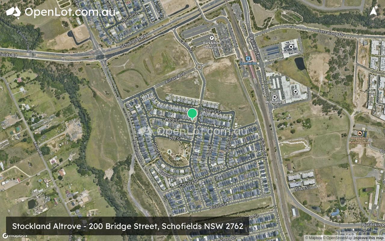 Satellite image for Stockland Altrove - 200 Bridge Street, Schofields NSW 2762