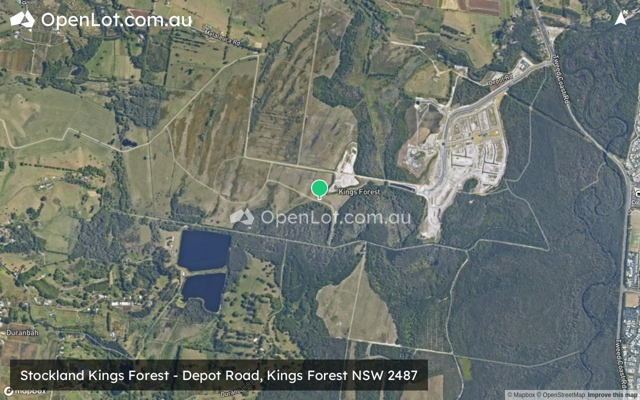 Satellite image for Kings Forest Estate - 165 Duranbah Road, Kings Forest NSW 2487