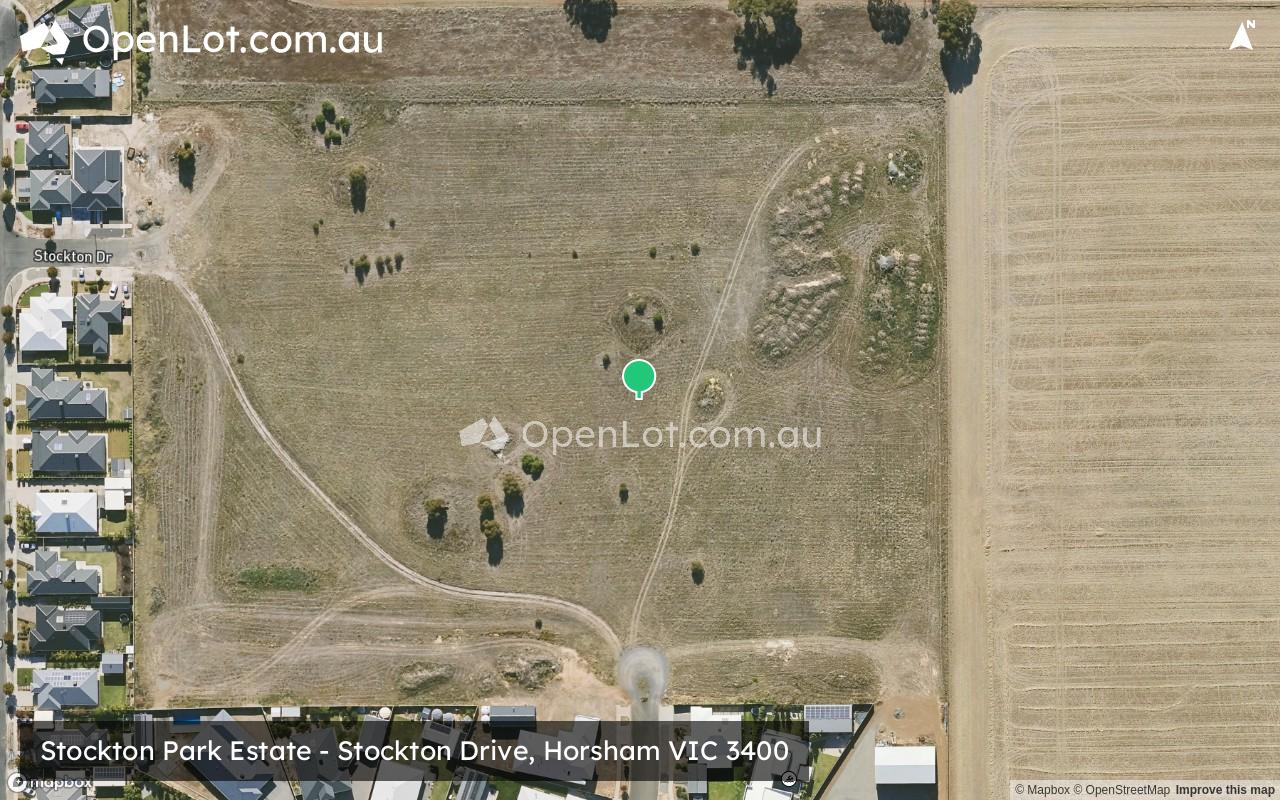 Satellite image for Stockton Park Estate - Stockton Drive, Horsham VIC 3400
